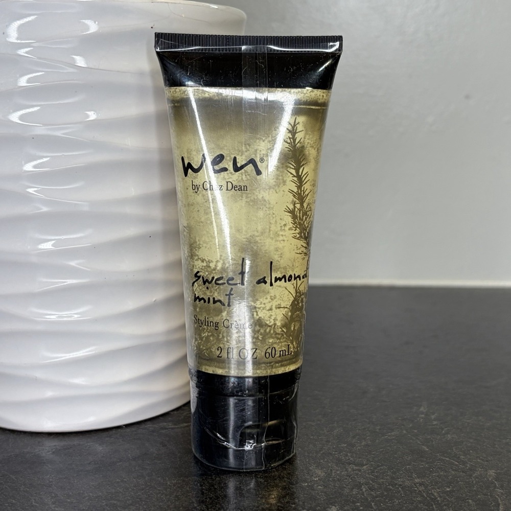 WEN By Chaz Dean Sweet Almond Mint Antifrizz Nourishing Styling Creme 2oz SEALED